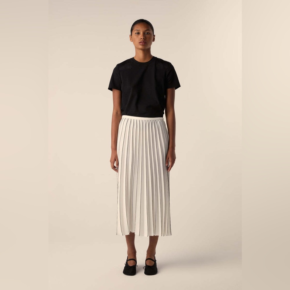 Proenza Schouler Pleated Miles Skirt in Crepe - Picture 8 of 15